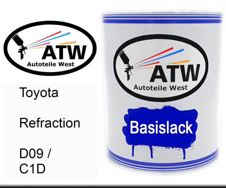 Toyota, Refraction, D09 / C1D: 1L Lackdose, von ATW Autoteile West.